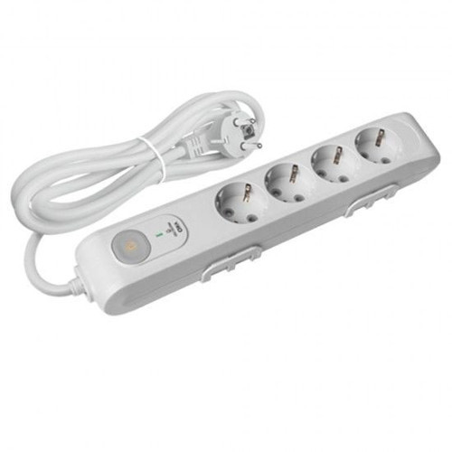 Multi-Let Dörtlü Şok ve Akım Korumalı Topraklı Kablolu Çocuk Korumalı Grup Priz - 1.5 Metre 90 11 76 30