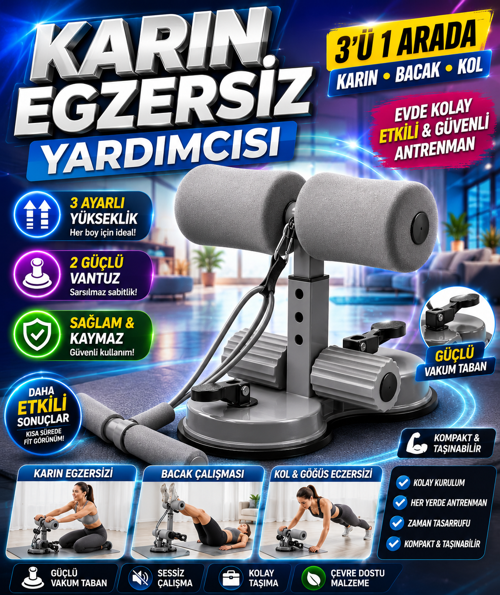 VK45 Vakumlu Jimnastik Egzersiz Mekik Kondisyon Kürek Aleti Egzersiz Aleti Vakumlu mekik aleti, ev tipi spor aleti