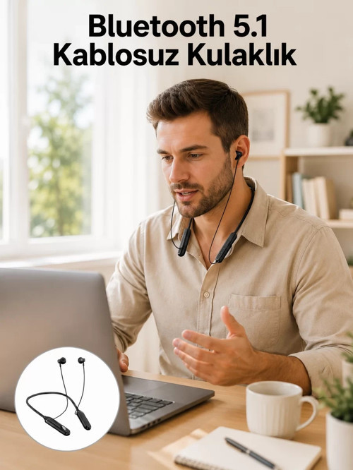 ® TWS Bluetooth Kulaklık – 100 Saat Bekleme Süresi Hızlı Şarj Yeni Nesil
