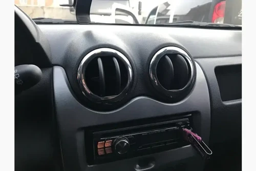 Dacia Logan 2004-2012 Arası Krom Havalandırma Çerçevesi 4 Prç. Paslanmaz Çelik