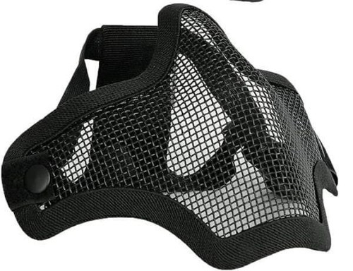 Airsoft Tel Maske SİYAH
