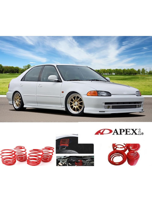 honda civic 1992.1994 sedan apexi 4.5 cm ön arka spor yay