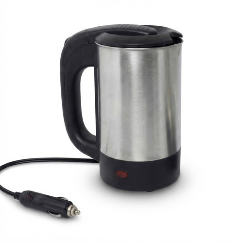 24V Araç İçi Su Isıtıcı Kettle 800 ML Paslanmaz Çelik