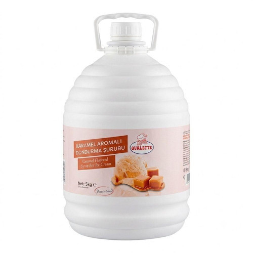 Karamel Aromalı Dondurma Şurubu - 5 kg