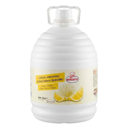 Limon Aromalı Dondurma Şurubu - 5 kg