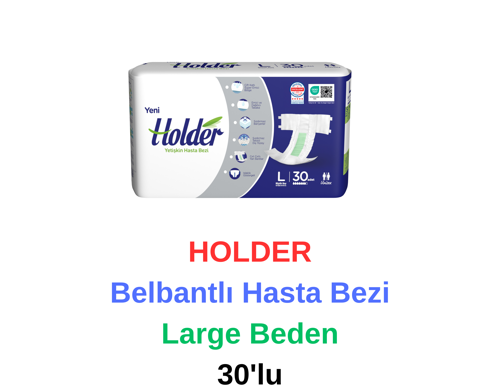 - Belbantlı Hasta Bezi Large Beden 30'lu