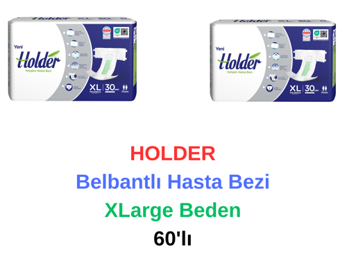 - Belbantlı Hasta Bezi XLarge Beden 60'lı