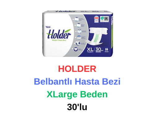 - Belbantlı Hasta Bezi XLarge Beden 30'lu