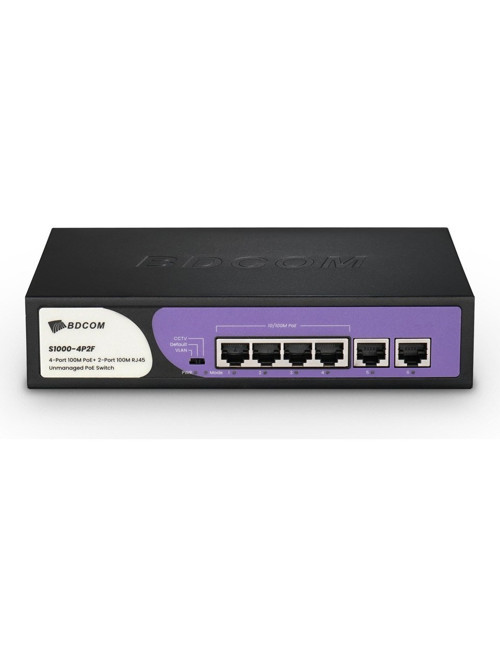 S1000-4P2F 4 Port Poe 2 Port Uplink Yönetİlemez 60W PoE Switch