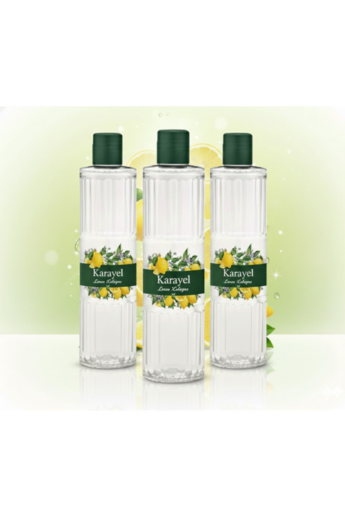 Limon Kolonyası 400 ml 80 Derece 3 ADET