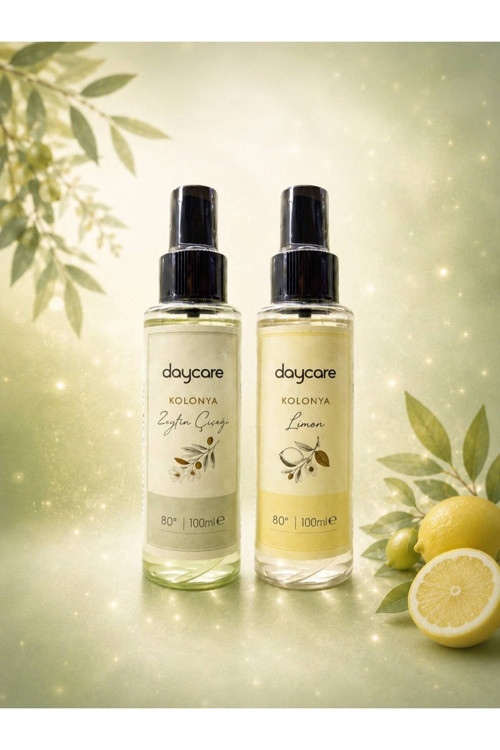 Kolonya Seti Limon & Zeytin Çiçeği 80° 100 ml Sprey (2’li Set)