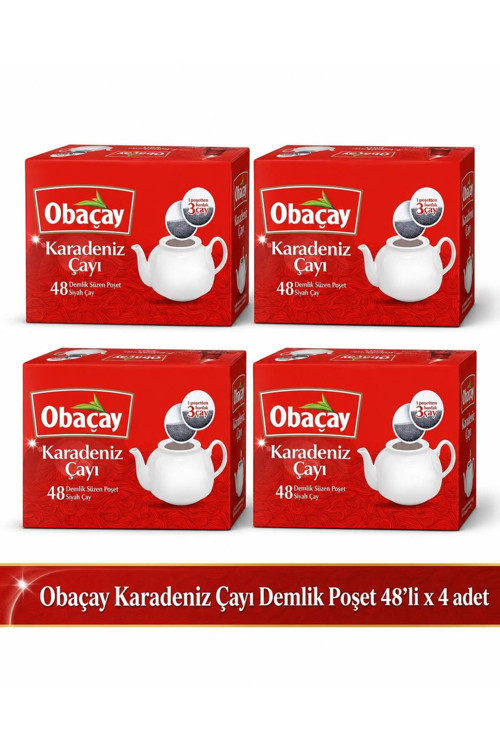 Karadeniz Çayı Demlik Poşet 48'li x 4 Adet
