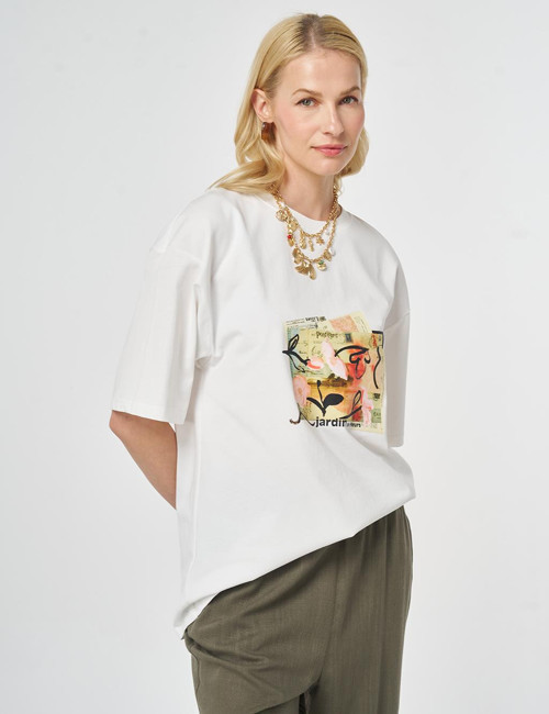 Baskı Detaylı T-shirt TSH02