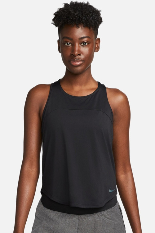 Dri-FIT Run Division Women's Running Tank Top Black Kadın Reflektörlü Koşu Antrenman Atleti Siyah