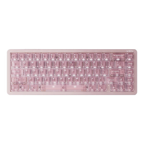 VGN Neon 68HE SC Super Competitive Manyetik E-Spor Klavyesi Tianba-Pembe-SC