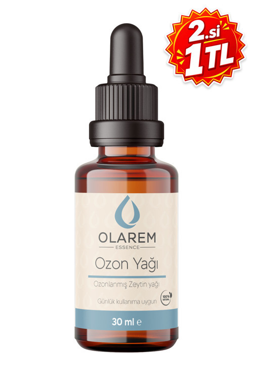 Ozon Yağı (Ozone Oil) Uçucu Yağ 30 ml Damlalıklı Cam Şişe