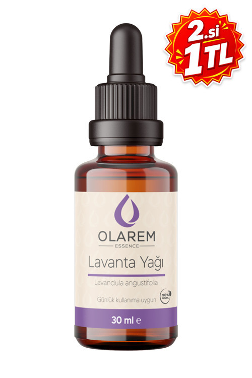 Lavanta Yağı (Lavandula angustifolia) Yoğun Esans Yağı 30 ml Damlalıklı Cam Şişe