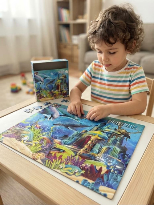 "Kayıp Şehir" Puzzle 150 Parça – Eğlenceli Su Altı Dünyası
