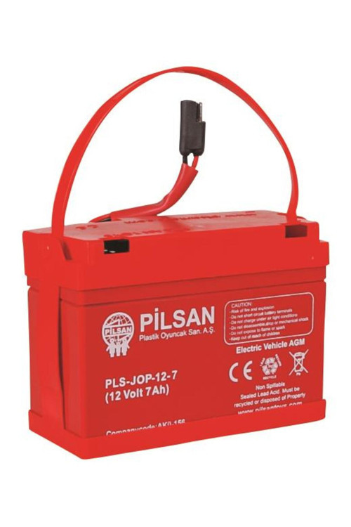 12 Volt 7 Amper Akü Kısa Kablo 12V 7Ah Akü