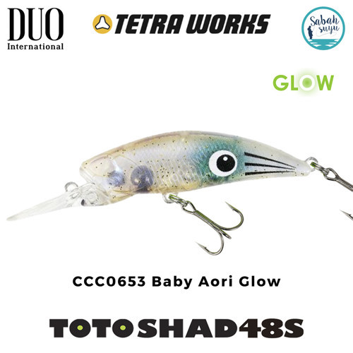 Tetra Works Toto Shad 48S CCC0653 Baby Aori Glow