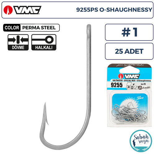 9255PS O-Shaughnessy Delikli İğne Perma Steel #1 (25 Adet)