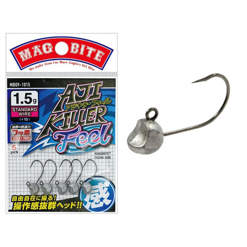Ajikiller Feel Jighead #10 1.5gr (5 Adet)