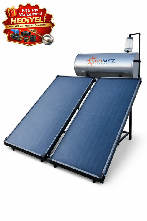 Solar Çift Panelli Güneş Enerjisi Su Isıtma Sistemi (KAPALI DEVRE BASINÇLI)