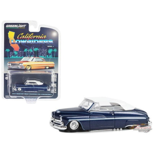 1950 Mercury Fight Chopped Top Convertible 1/64 Model Araba