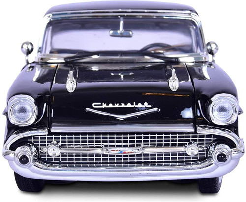 Motormax 1957 Chevy Bel Air Siyah 1:18 Model Araba
