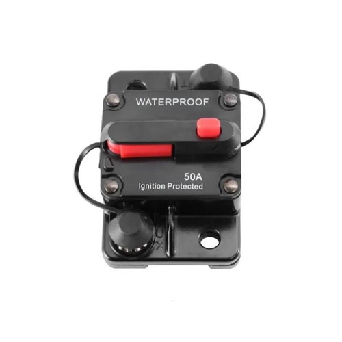 Obus Karavan Waterproof Dc Sigorta 50 Amper Otomatik Sigorta