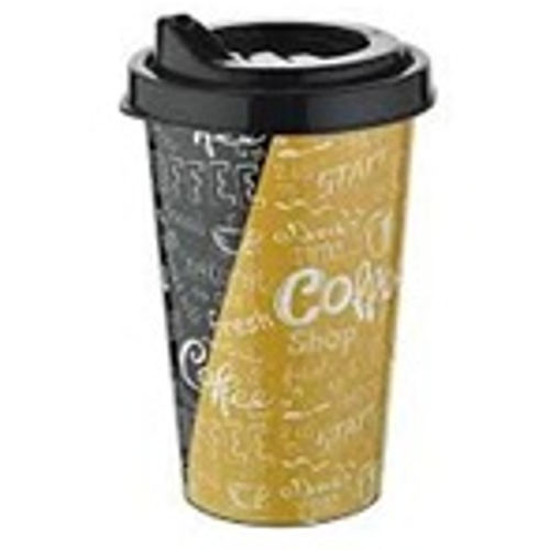 Kapaklı Kahve Bardağı | Kahve Mug | Kahve Bardak | Yeniden Kullanılabilir Kahve Bardağı - 400 ml