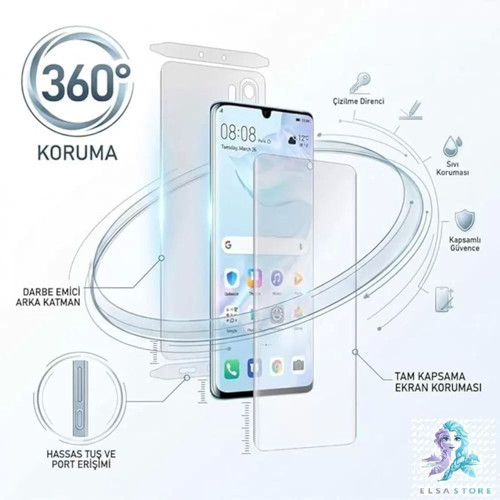 Apple iPhone 7G Nano Ekran koruyucu HD + HD Full Arka Kaplama Dayanıklı Extra Koruma - ElsaStore