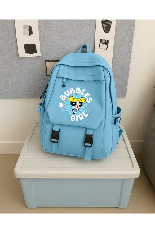 Cute Design Baskılı Palaska Sırt Okul Çantası