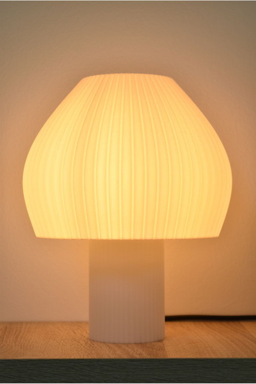 Virtulamp Modern Beyaz Abajur