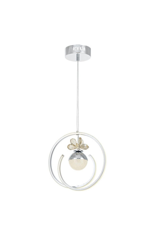 2438-1 Krom Led Avize