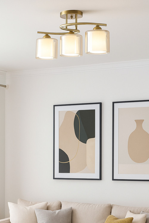 Dekoratif Modern Eskitme Bal Çift Camlı 3