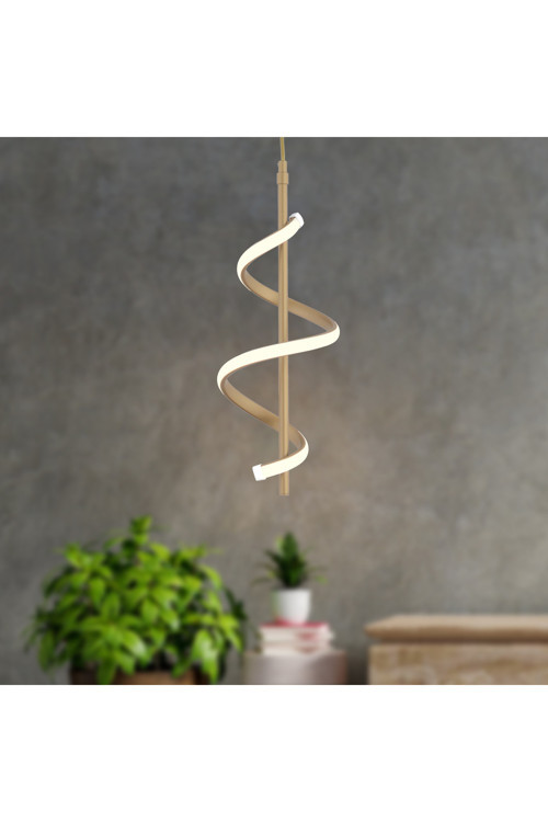 Leatrice Tekli Eskitme 3 Renkli 20 Watt Ledli Modern Oturma Odası, Koridor, Salon Led Avize