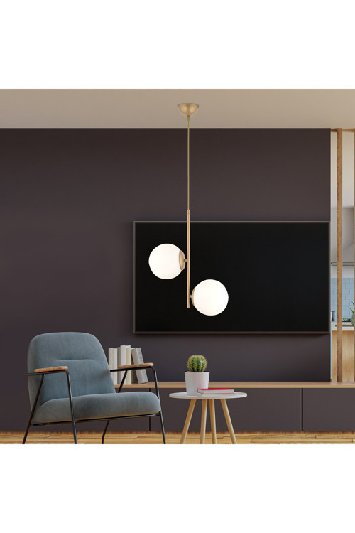 Malibu 2 Li Eskitme Modern Genç Odası Mutfak Salon Avize