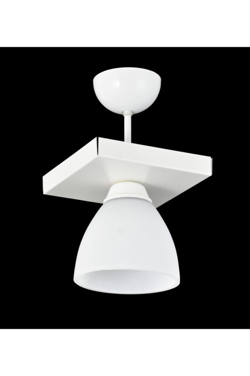 Üçlü Dikdörtgen Beyaz Spor Model Modern Avize