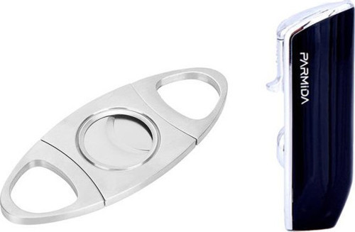 Siyah Üç Torch Pürmüz Çakmak Ve Metal Kesici Set