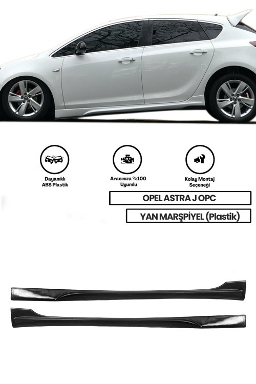 Astra J Opc Yan Marşpiyel (ÇİFT) (PLASTİK)