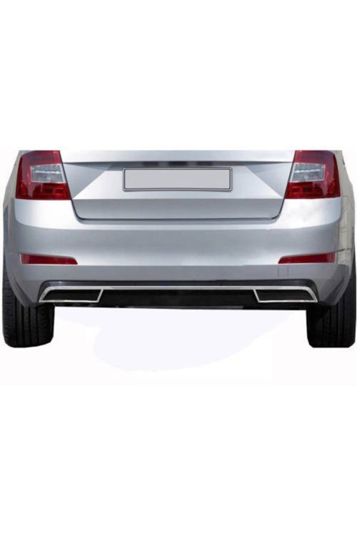 Skoda Octavia A7 Krom Difüzör Set 3 Parça 2013-2017