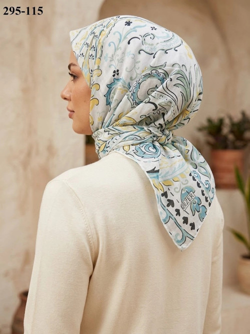 Scarfs Dijital Soft Pamuk Eşarp 295-115