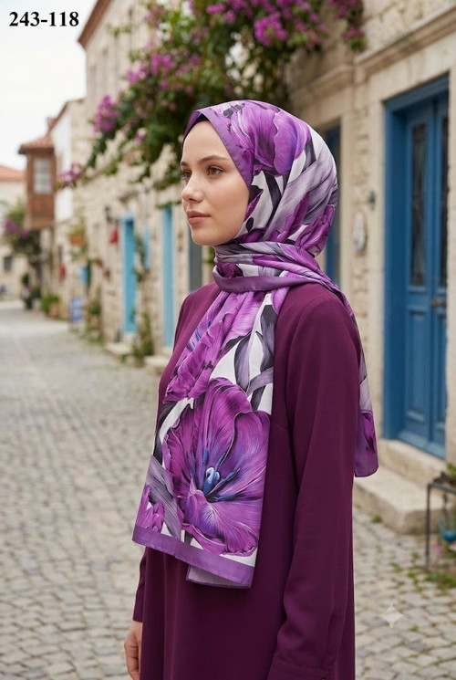 Soft Pamuk Şal (Leylak) 243-118