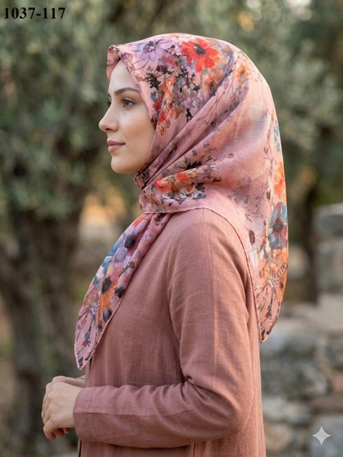 Soft Pamuk Eşarp (Pastel Gül) 1037-117