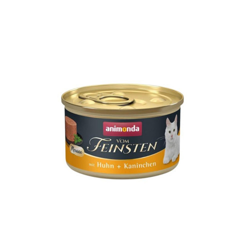 VomFeinsten Tavuk ve Tavşanlı Yetişkin Kedi Konservesi 85 Gr
