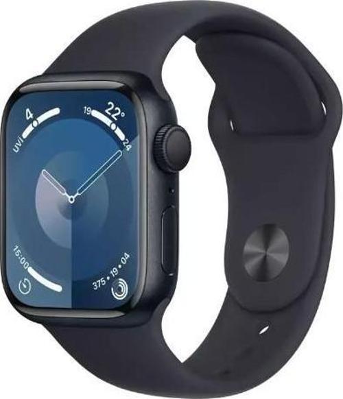 Watch Seri 9 Gps 41 mm Gece Yarısı Alüminyum Kasa Spor Kordon - S/M Mr8W3Tu/A