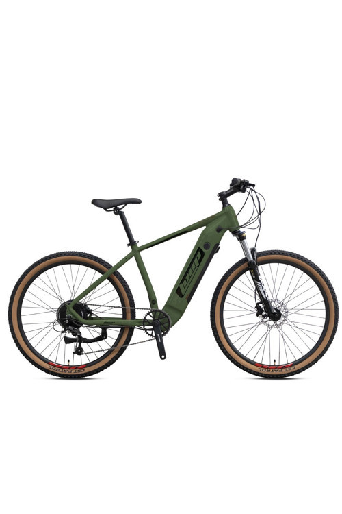 Loop EXPLORER - 27.5 - MTB - 9 Vites - H.Disc - Elektrikli - Mat Yeşil-Mat Siyah/Füme