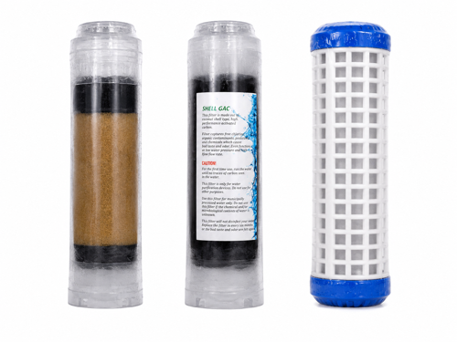 Daire Bina Girişi Su Arıtma Filtre Set 3'lü 10" Reçine Gac 50 Mikron