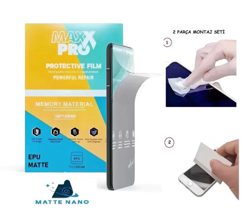 Samsung Z FOLD 8 NANO Ekran Koruyucu Esnek ULTRA İnce - MAXXPRO - MAT